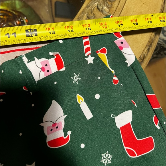 NEW OPPOSuit Men’s Santa and candy cane Ugly Holiday Pants. Sz 42z Green. - Picture 5 of 10
